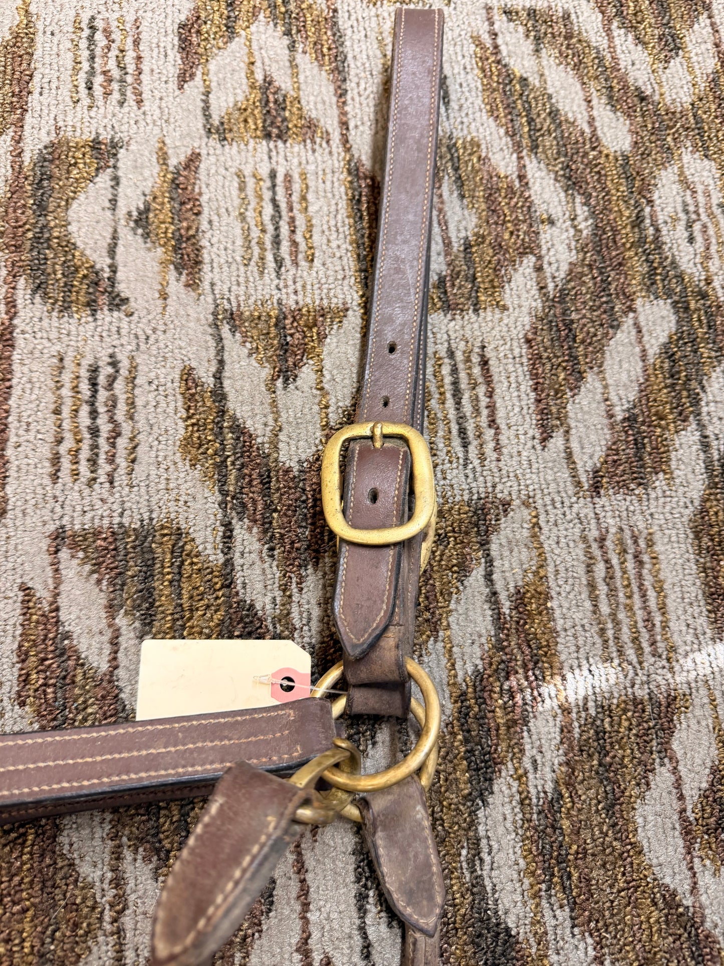 Oversized Leather Halter