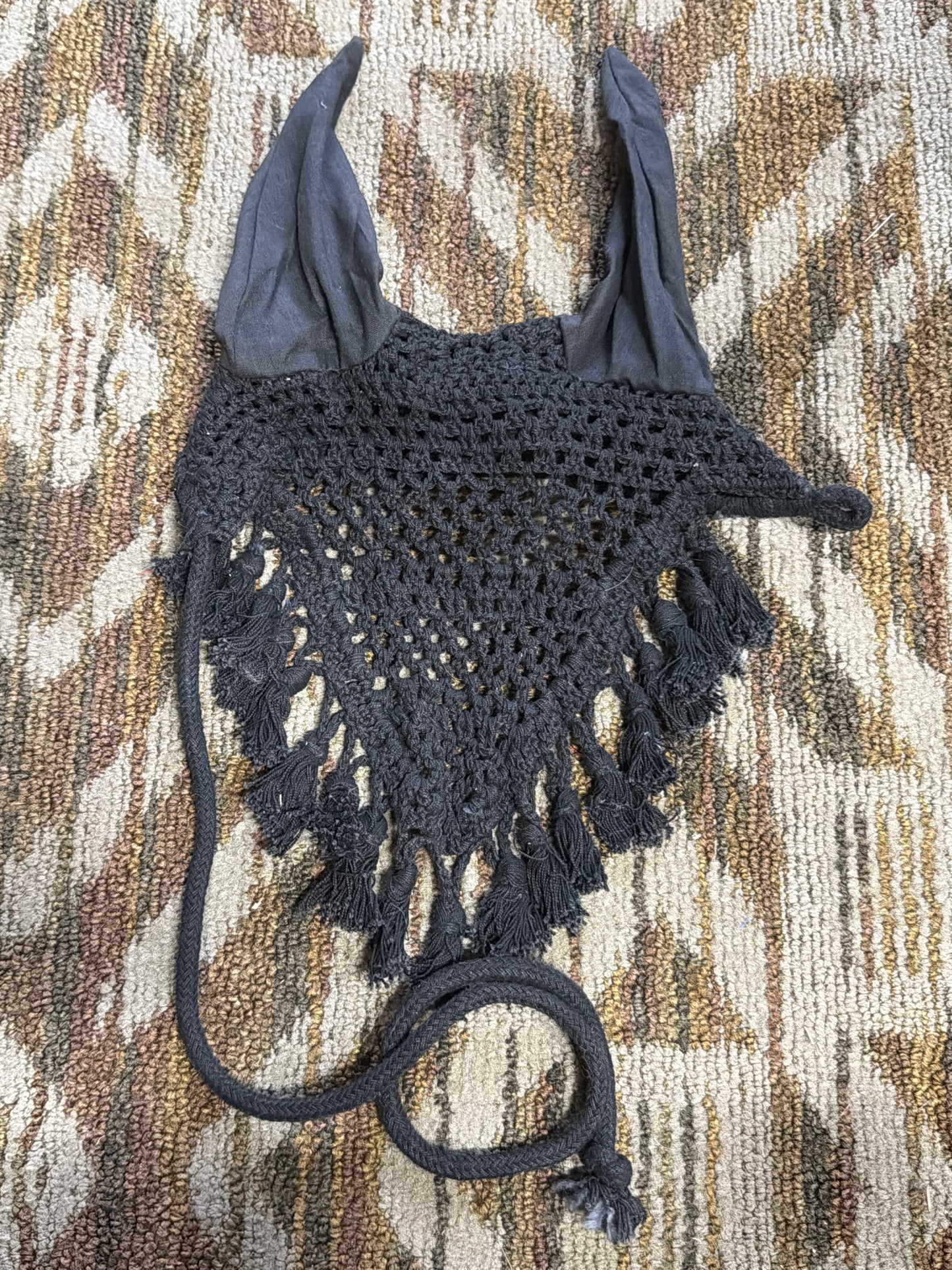 Black Tassel Bonnet