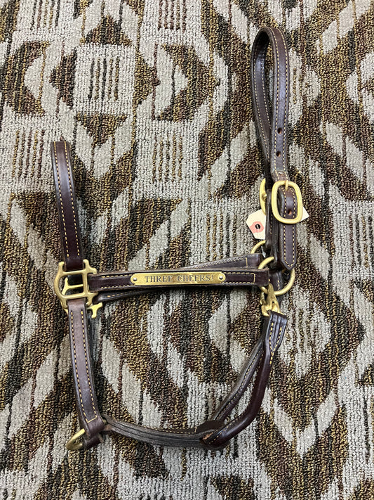 Leather Nameplate Halter w/ Clip