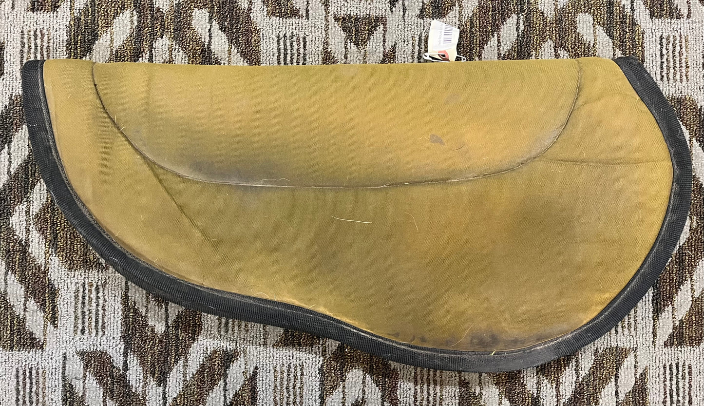 Green Round Skirt Saddle Pad