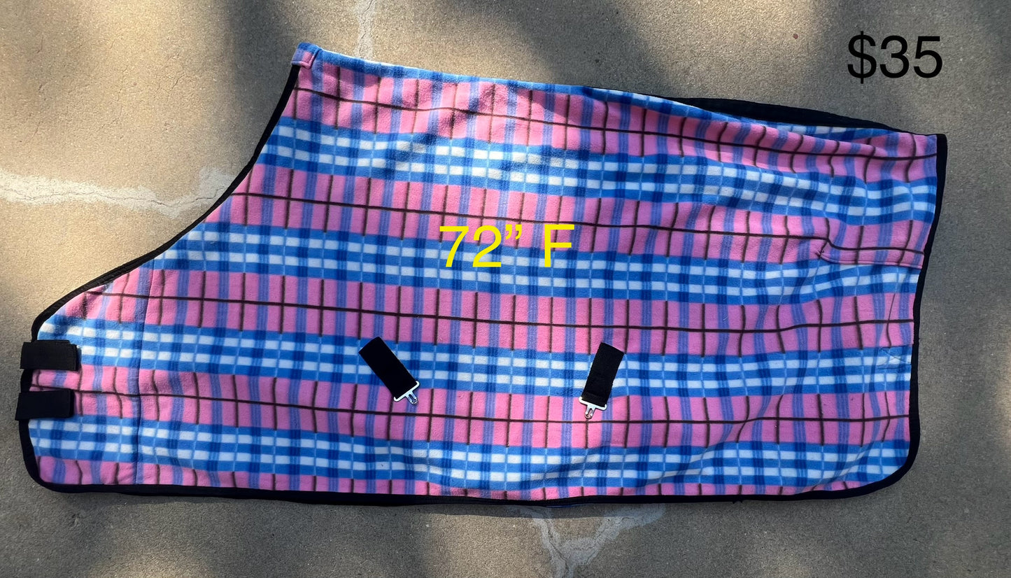 72” Plaid Fleece Cooler