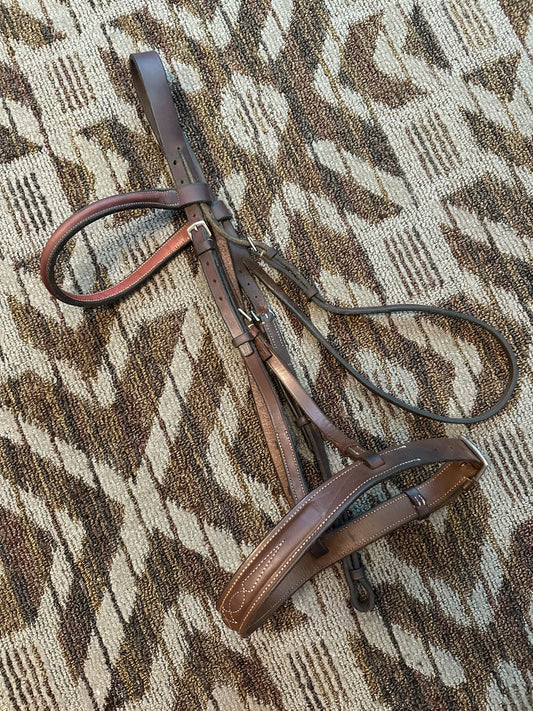 Brown Fancy Stitched XC Bridle