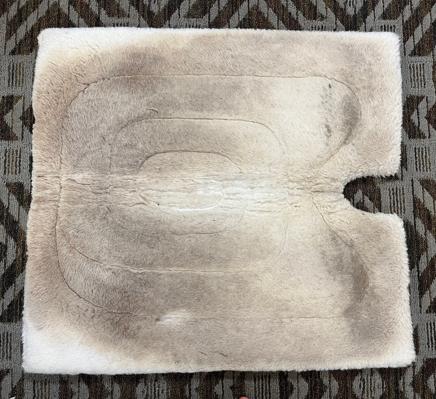 Black & Gray Cutback Saddle Pad