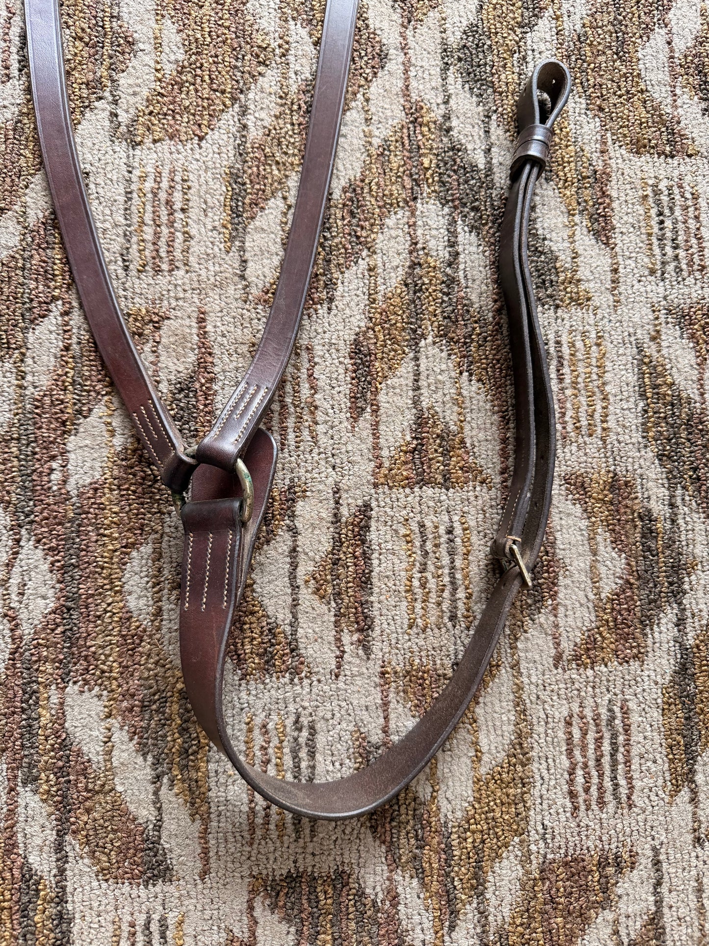 Brown Soft “Made in England” 3 Point Breastcollar