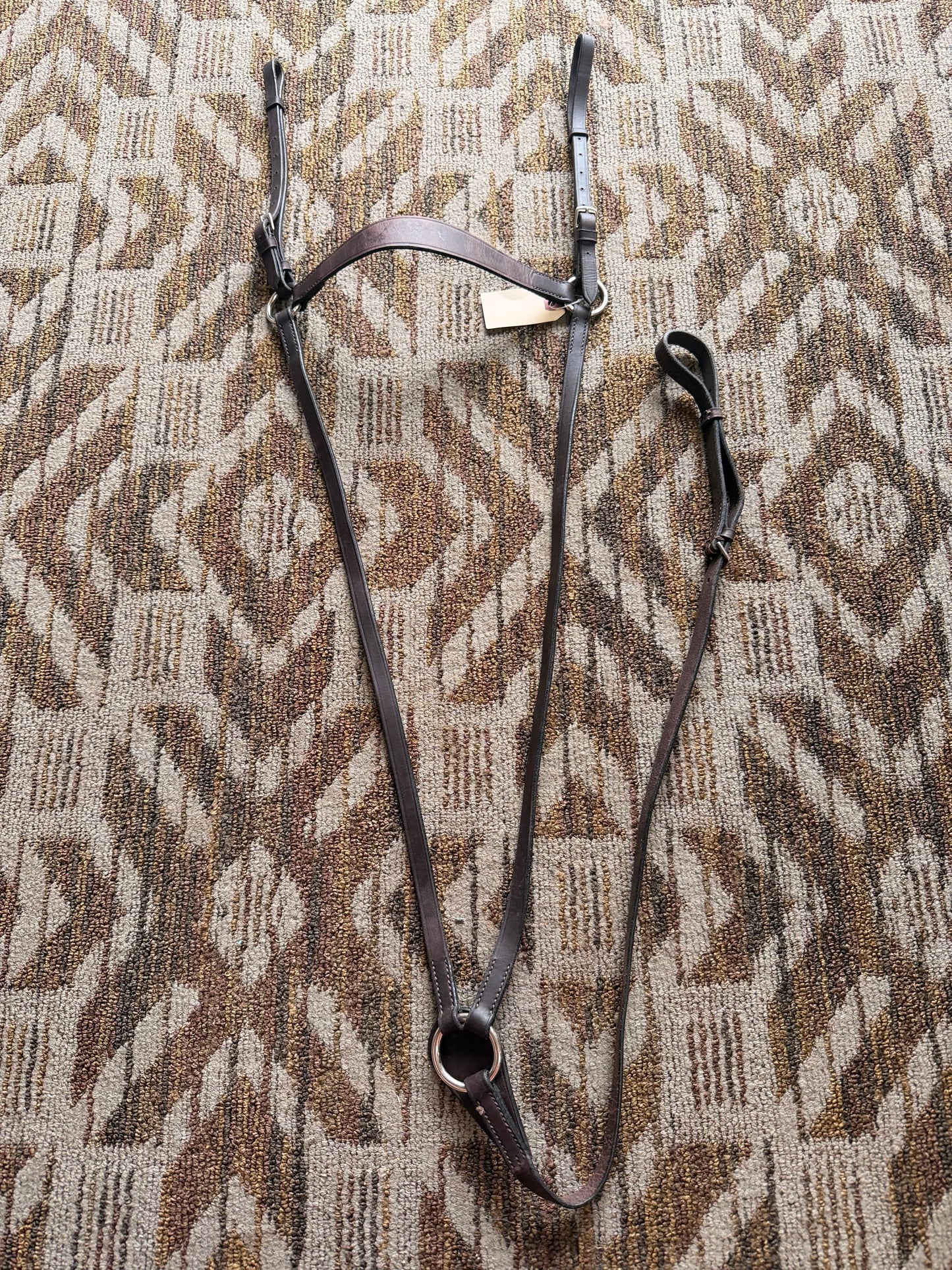 Brown Soft Flat 3 Point Breastcollar