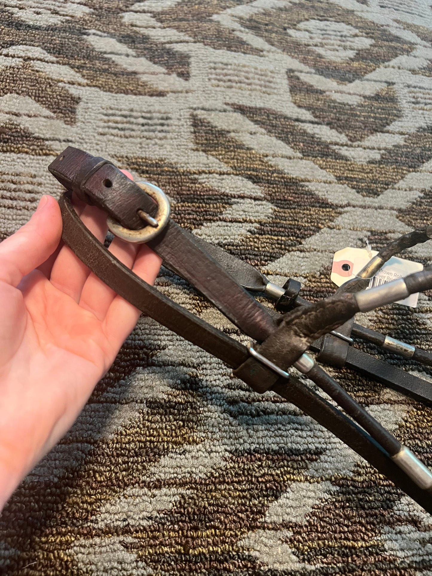 Brown Rolled Bridle