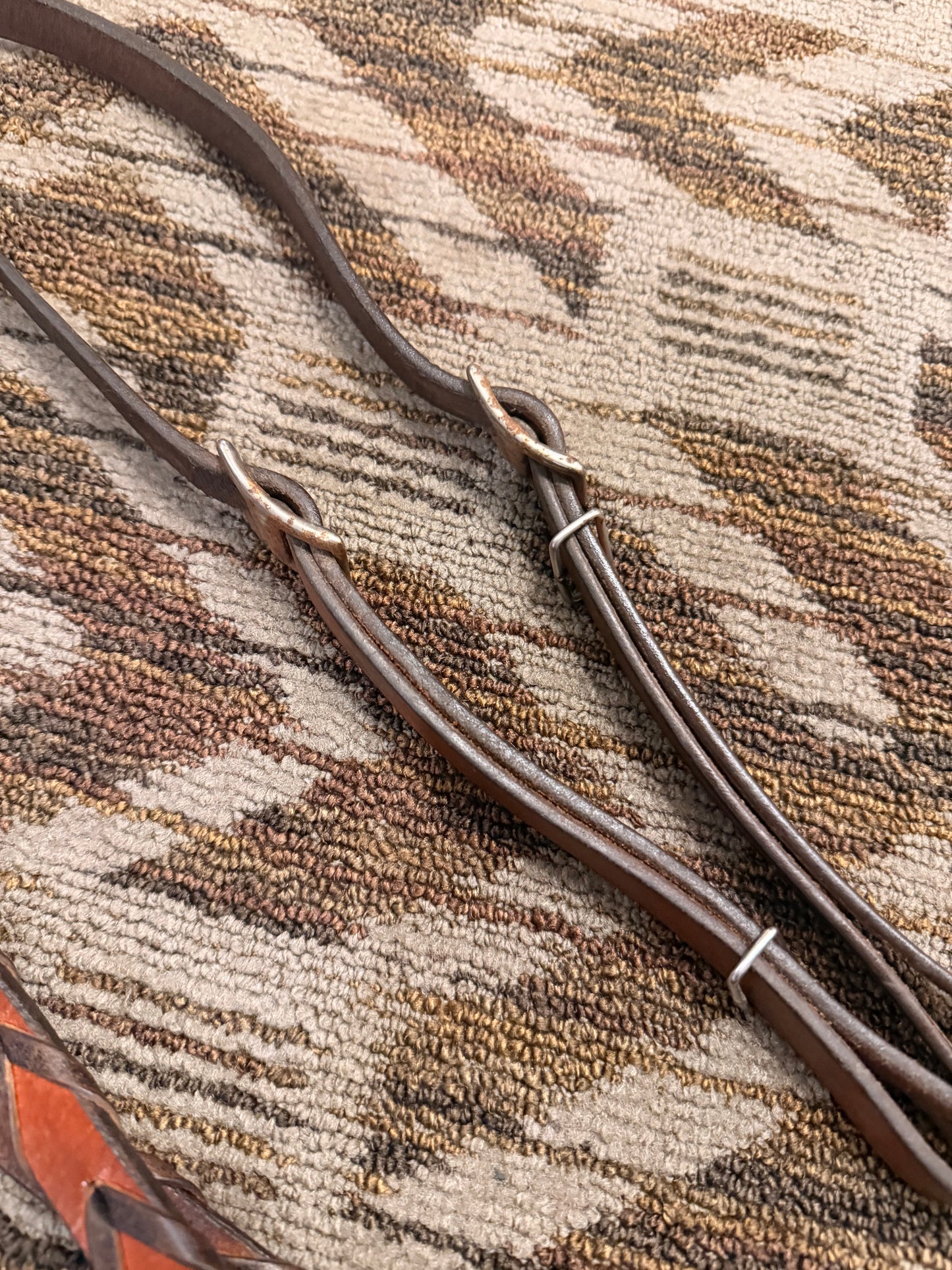 Leather Laced Loop Reins