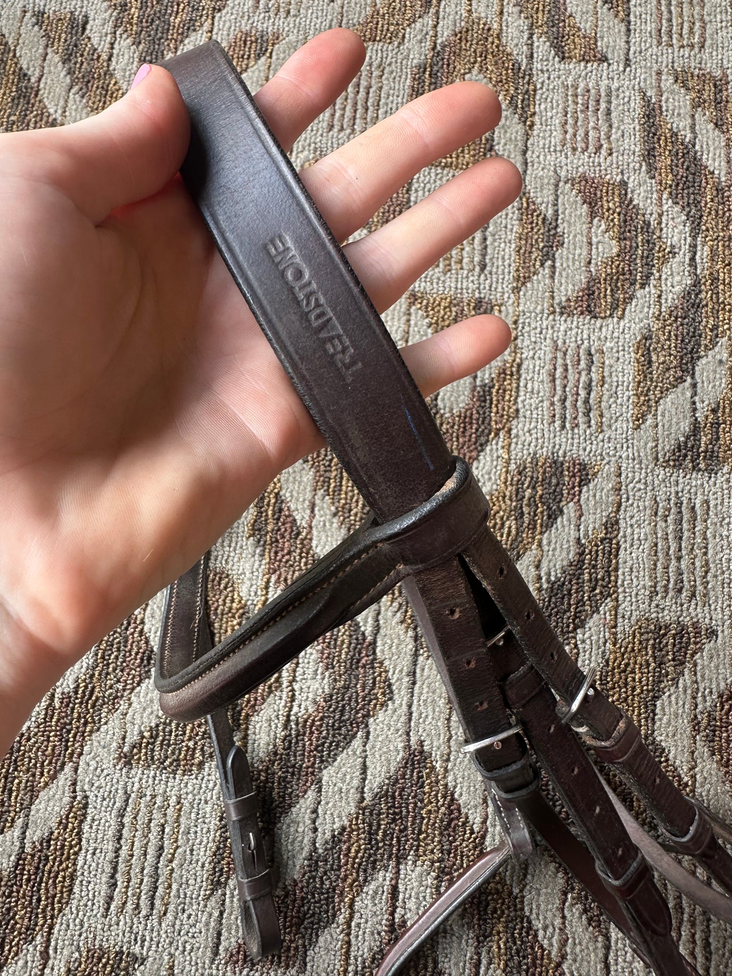 Brown Treadstone Fancy Stitched Bridle