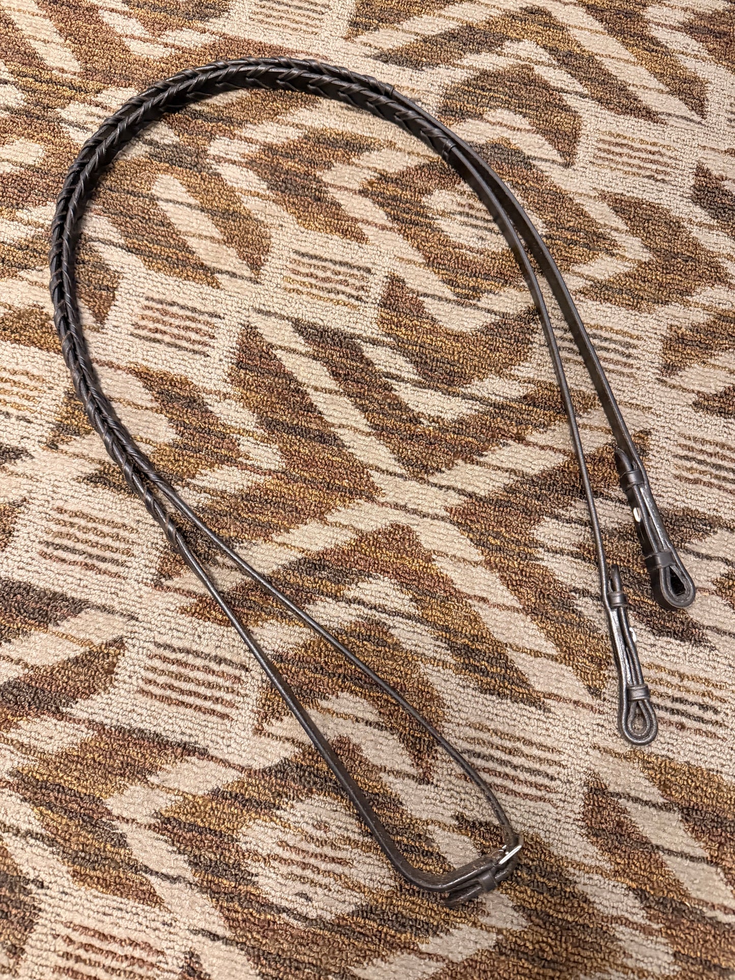 Soft Black Laced Reins