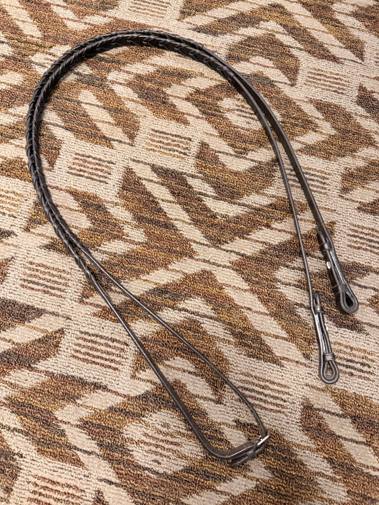 Soft Black Laced Reins