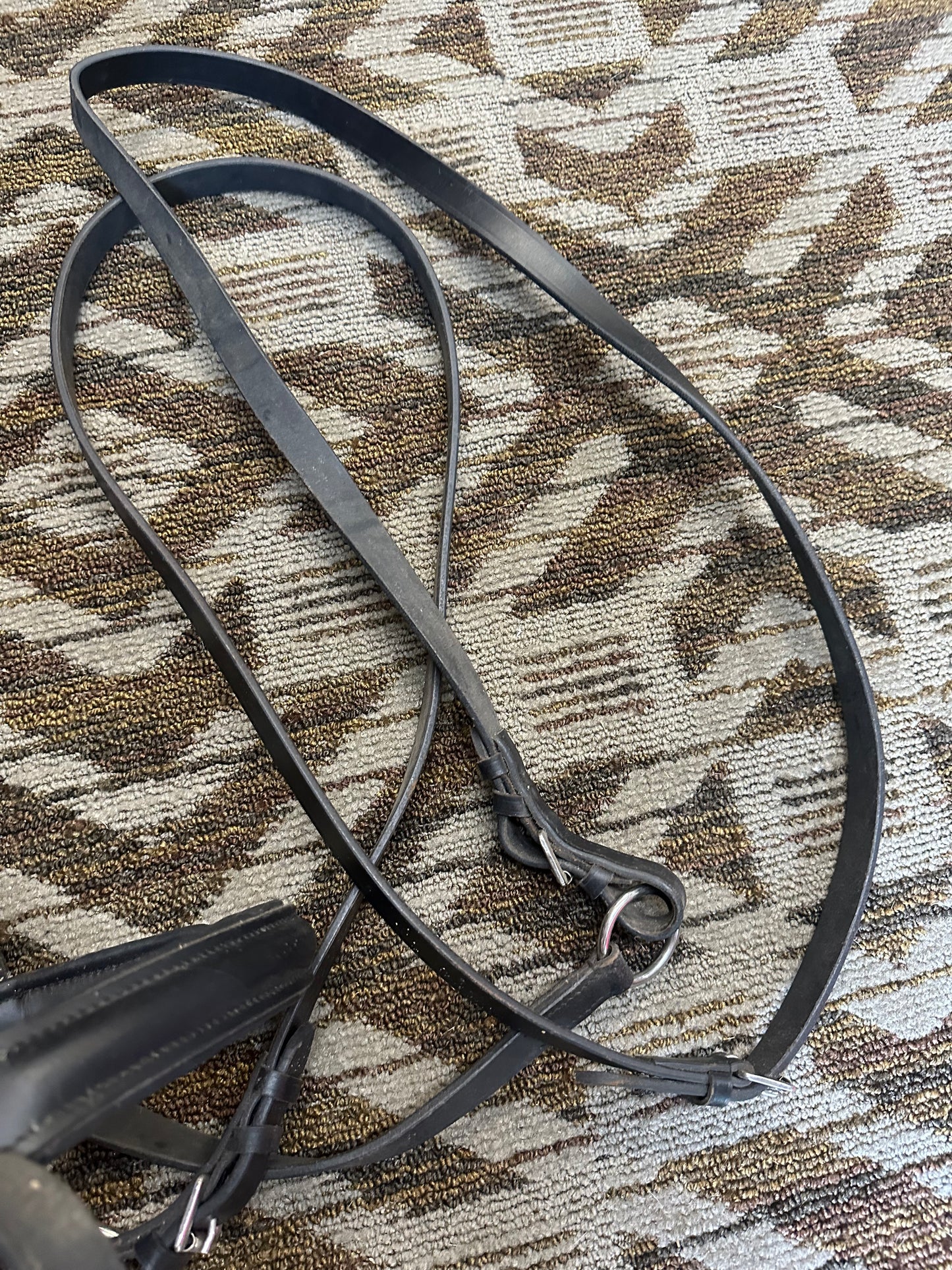 Padded Monocrown Bitless Bridle w/ Reins