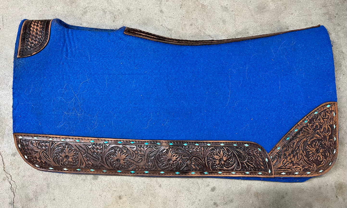 Blue Felt Saddle Pad