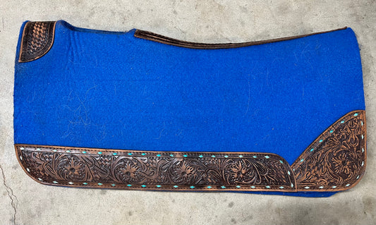 Blue Felt Saddle Pad