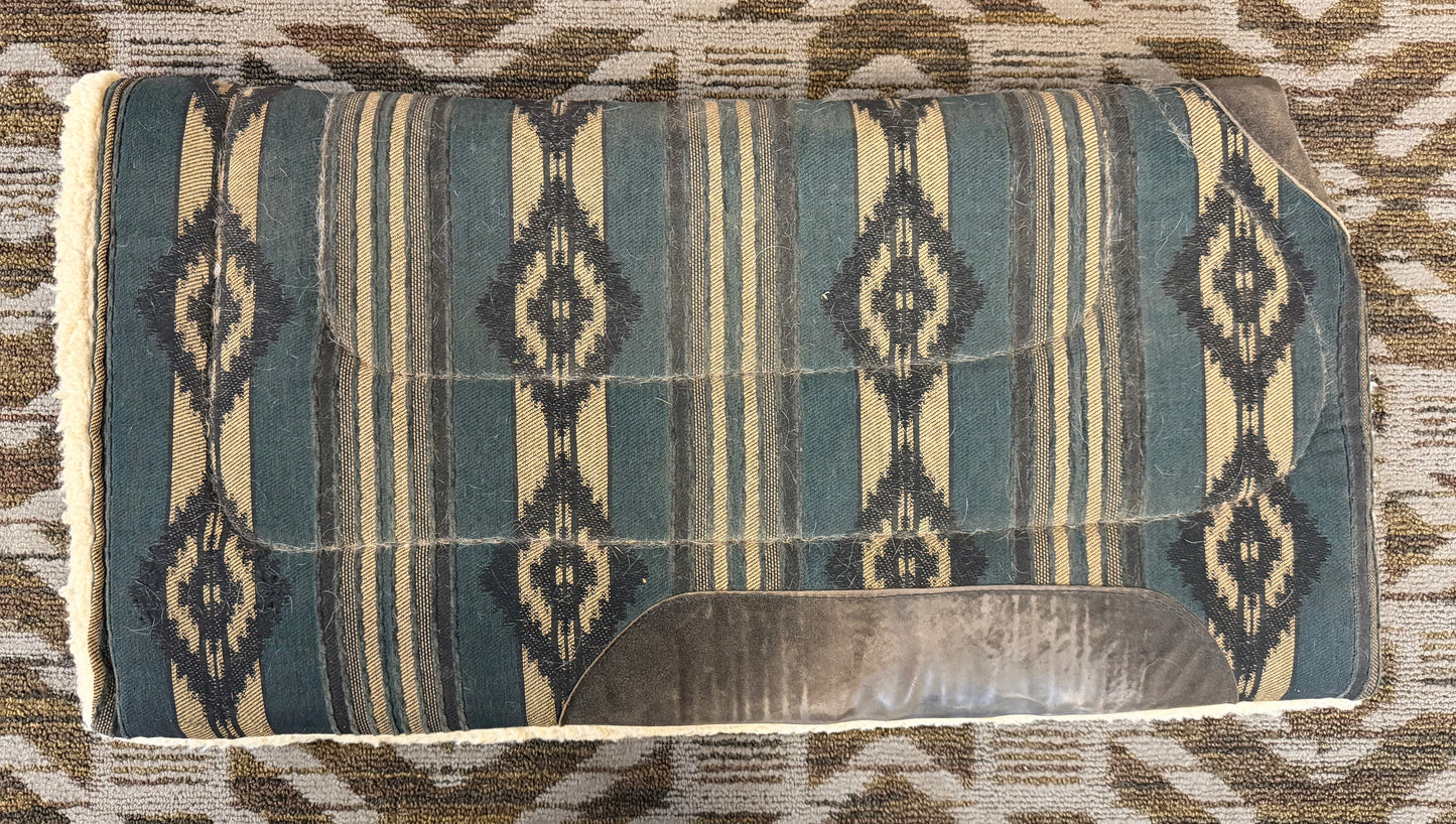 Green Striped Fleece Pad