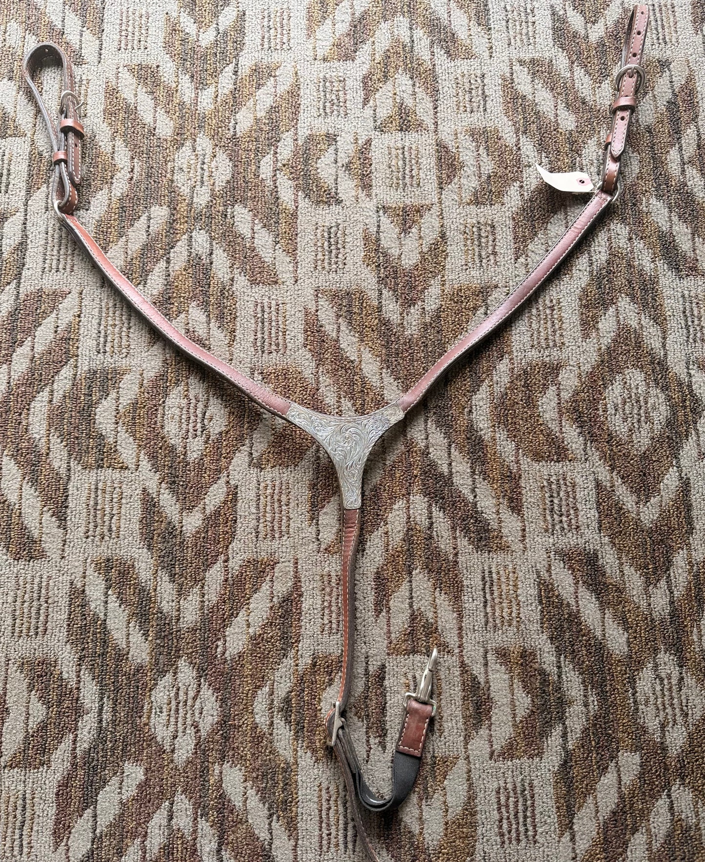 Circle Y Silver Show Breastcollar