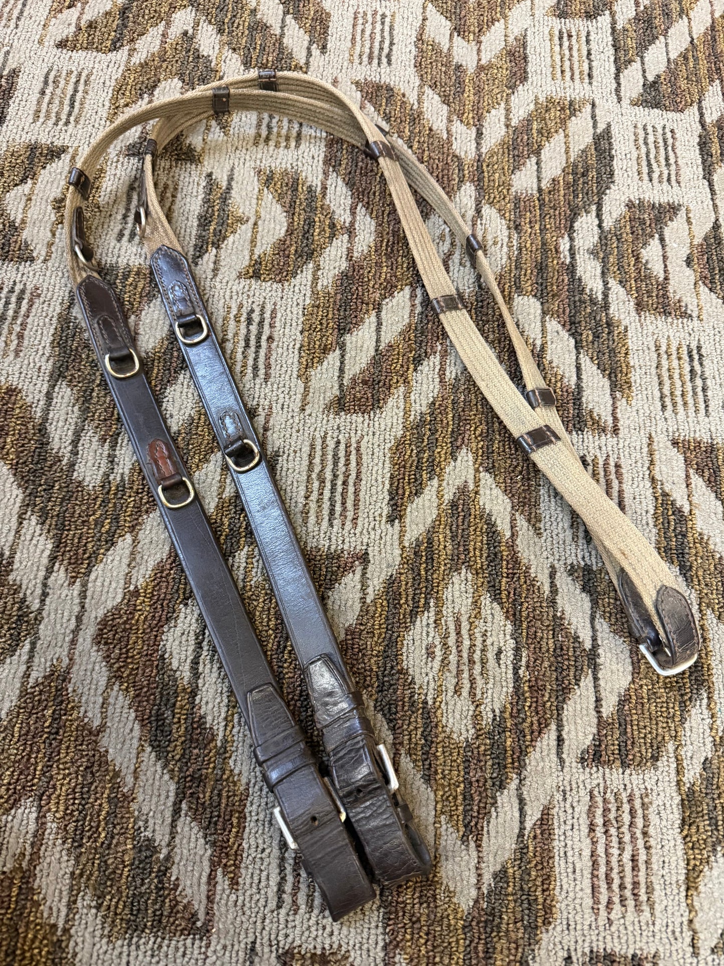 Webbed German Reins