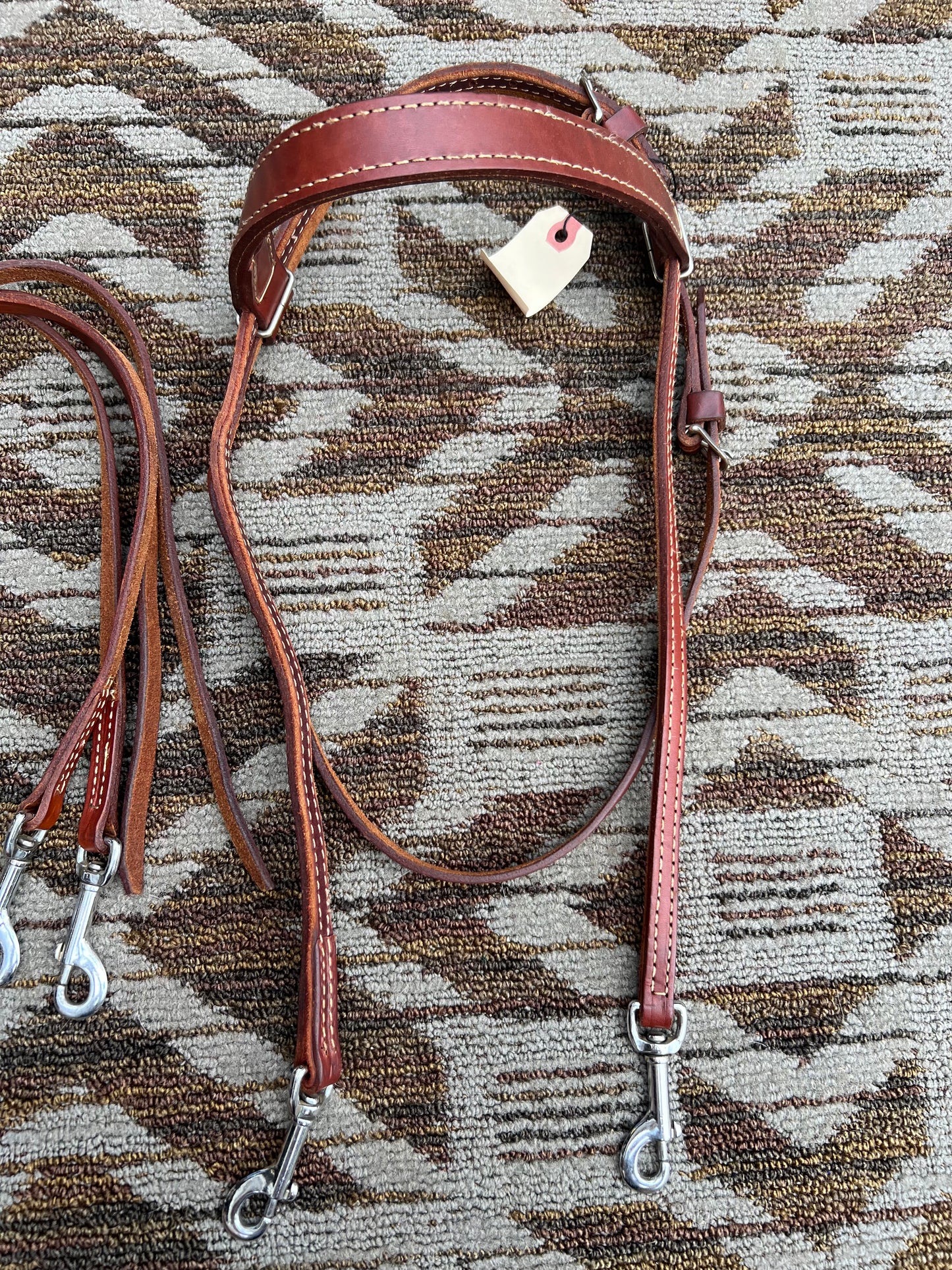 Leather Quick Change Bridle w/ Matching Reins