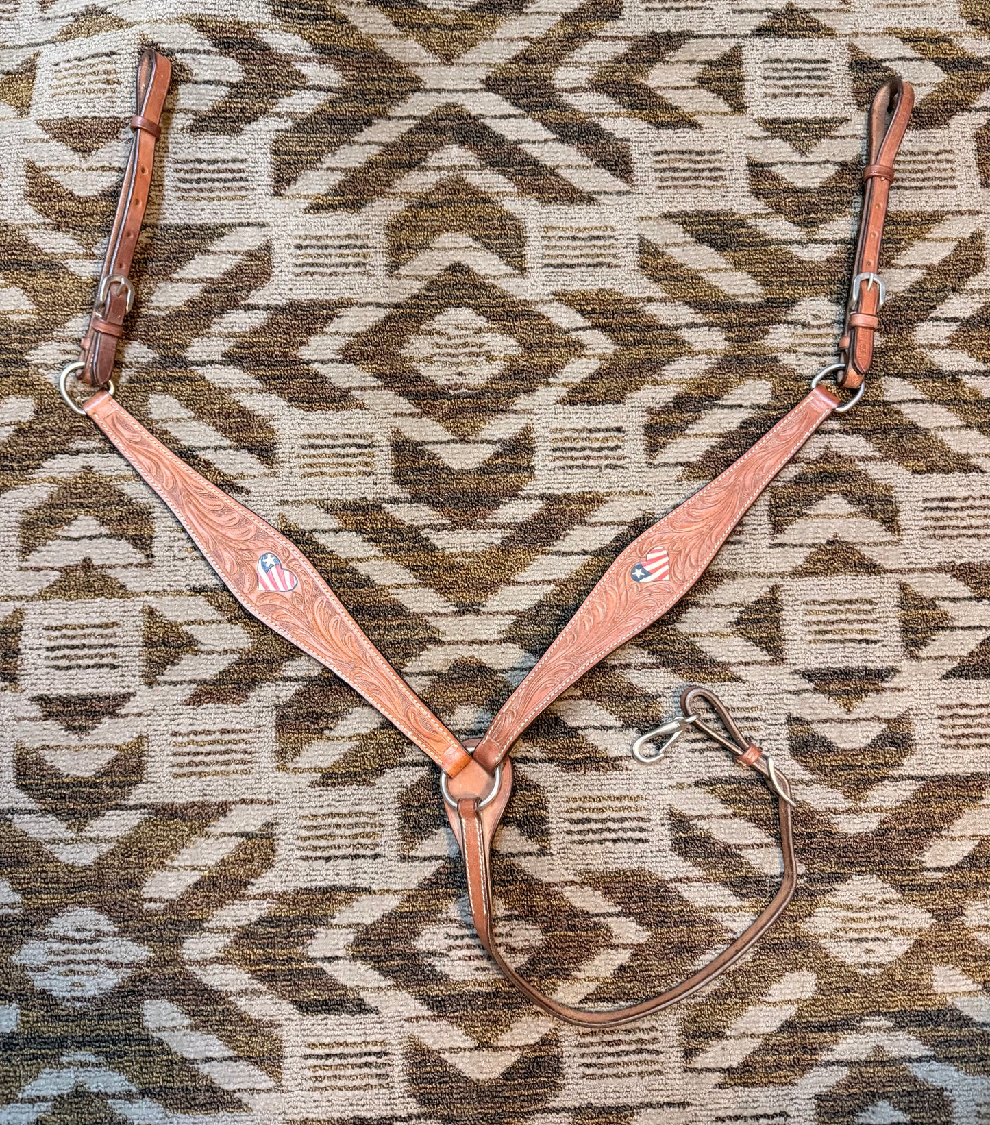 USA Leather Breastcollar