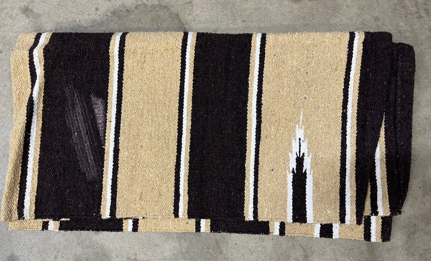 Tan & Brown Saddle Blanket