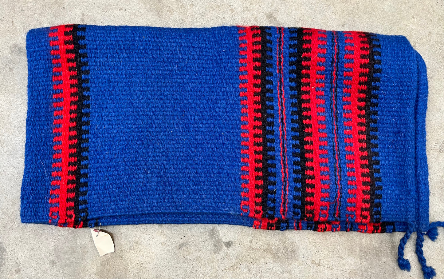 Red & Blue Saddle Blanket