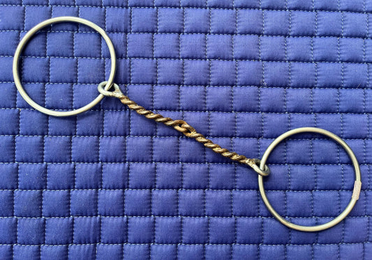 Twisted Loose Ring Snaffle - 5.5”