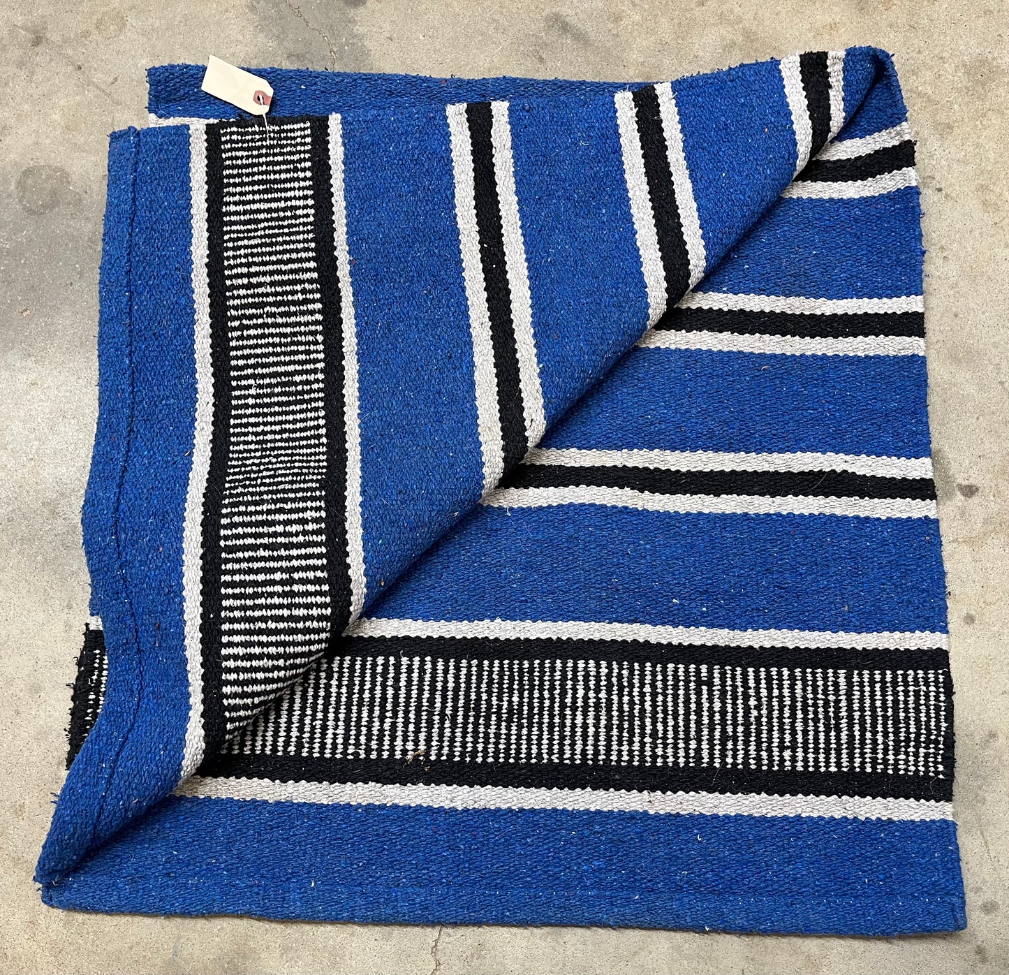 Blue & Black Saddle Blanket