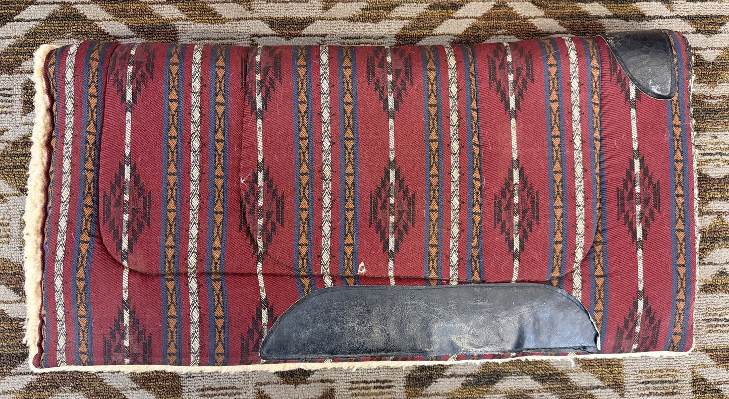 Red Striped Fleece Pad