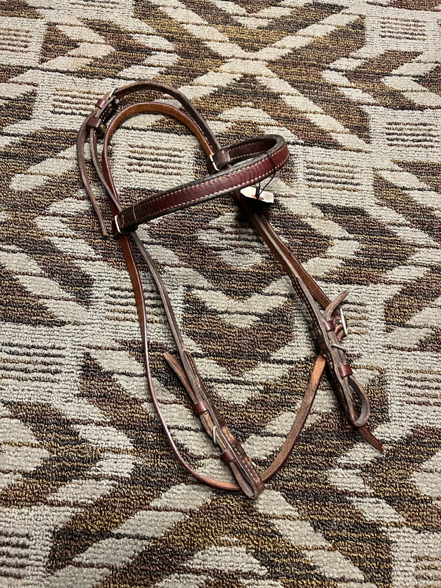 Leather Headstall w/ Adjustable Poll