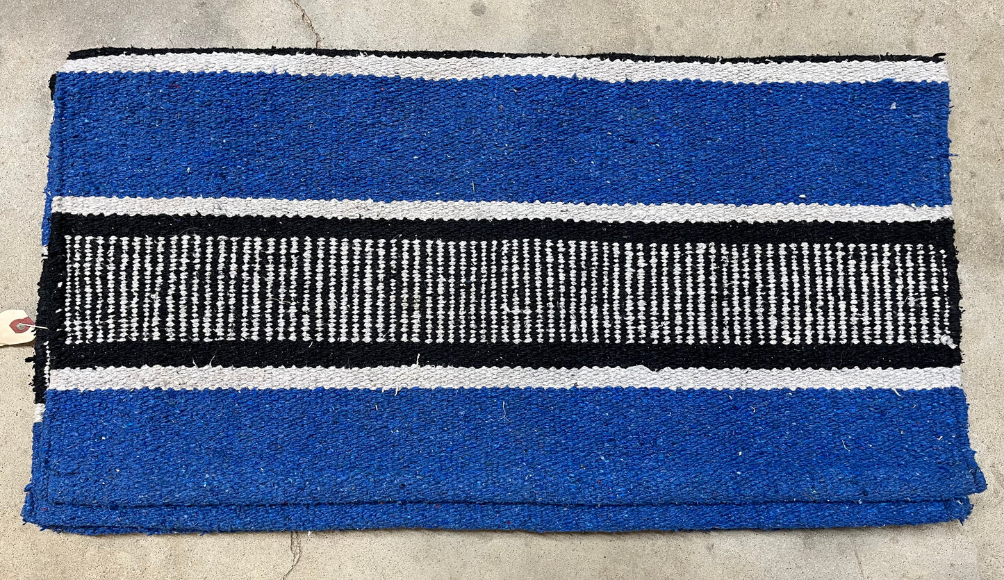 Blue & Black Saddle Blanket