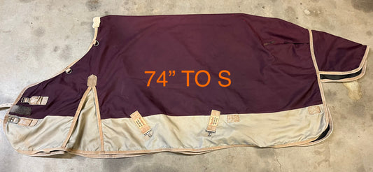 Schneider's T/O Sheet - 74”
