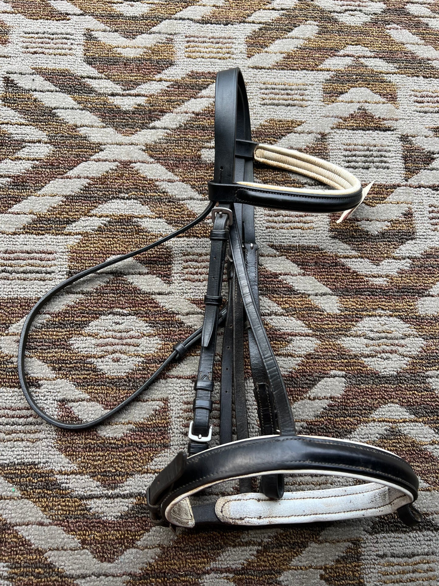 Black/White Bridle