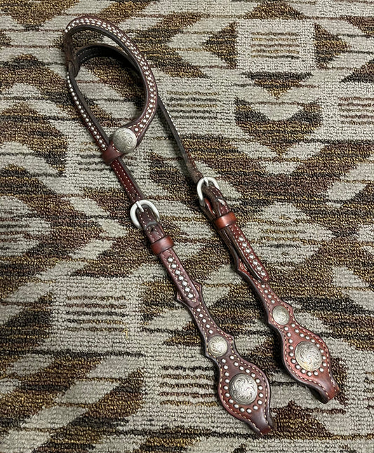 Billy Cook Studded One Ear Headstall