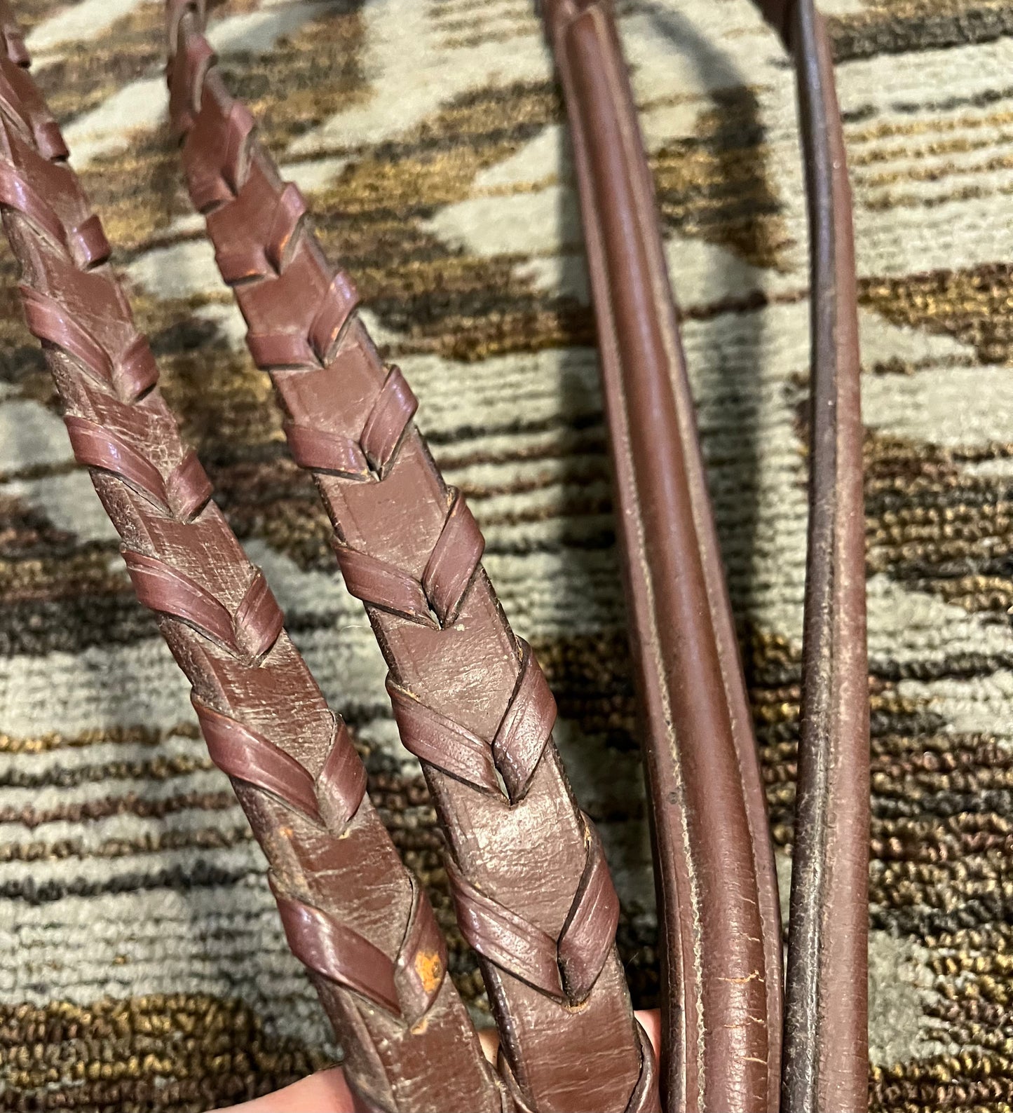 Raised Laced Reins