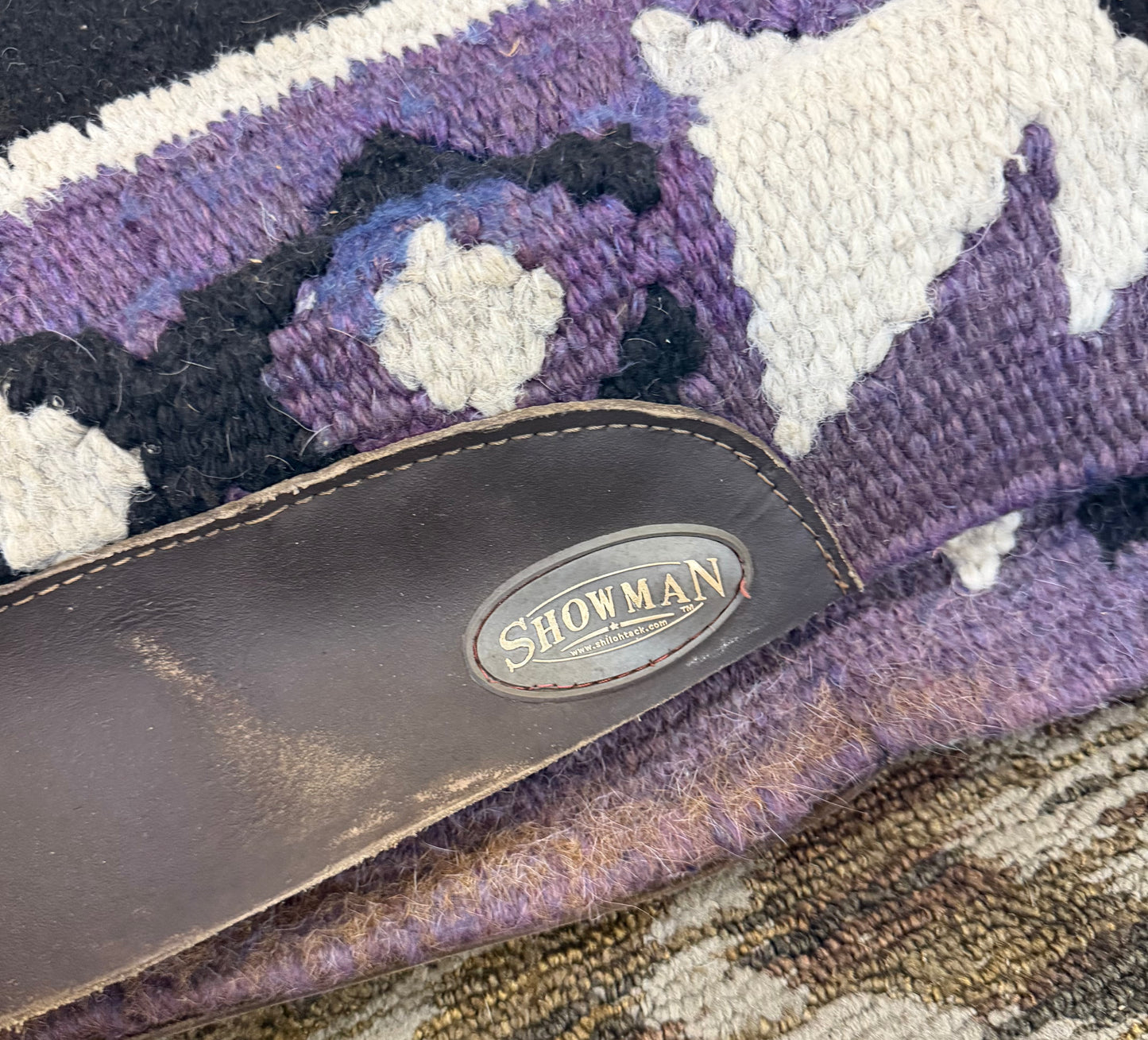 Showman Purple Wool Top Pad