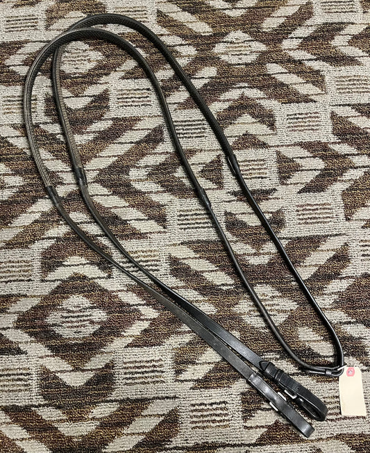 Black Rubber Reins