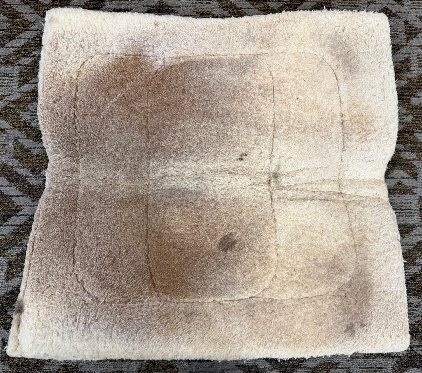 Red Striped Fleece Pad