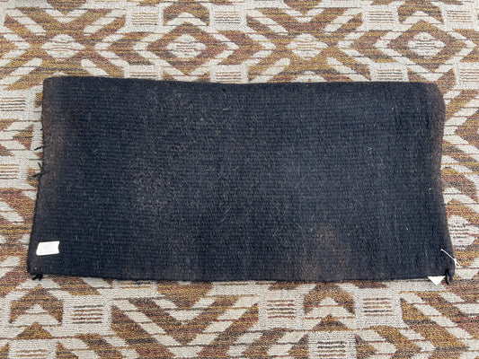 Black Mayatex Saddle Blanket