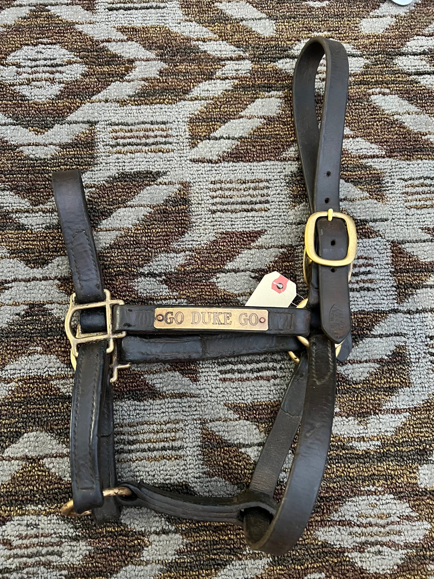 Quillin Nameplate Leather Halter