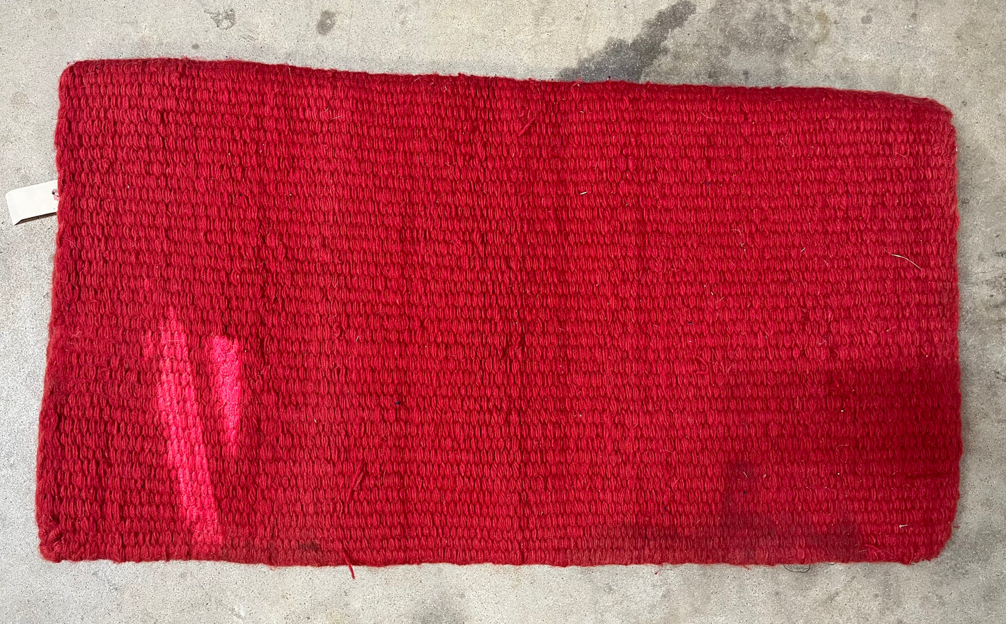 Thick Red Saddle Blanket