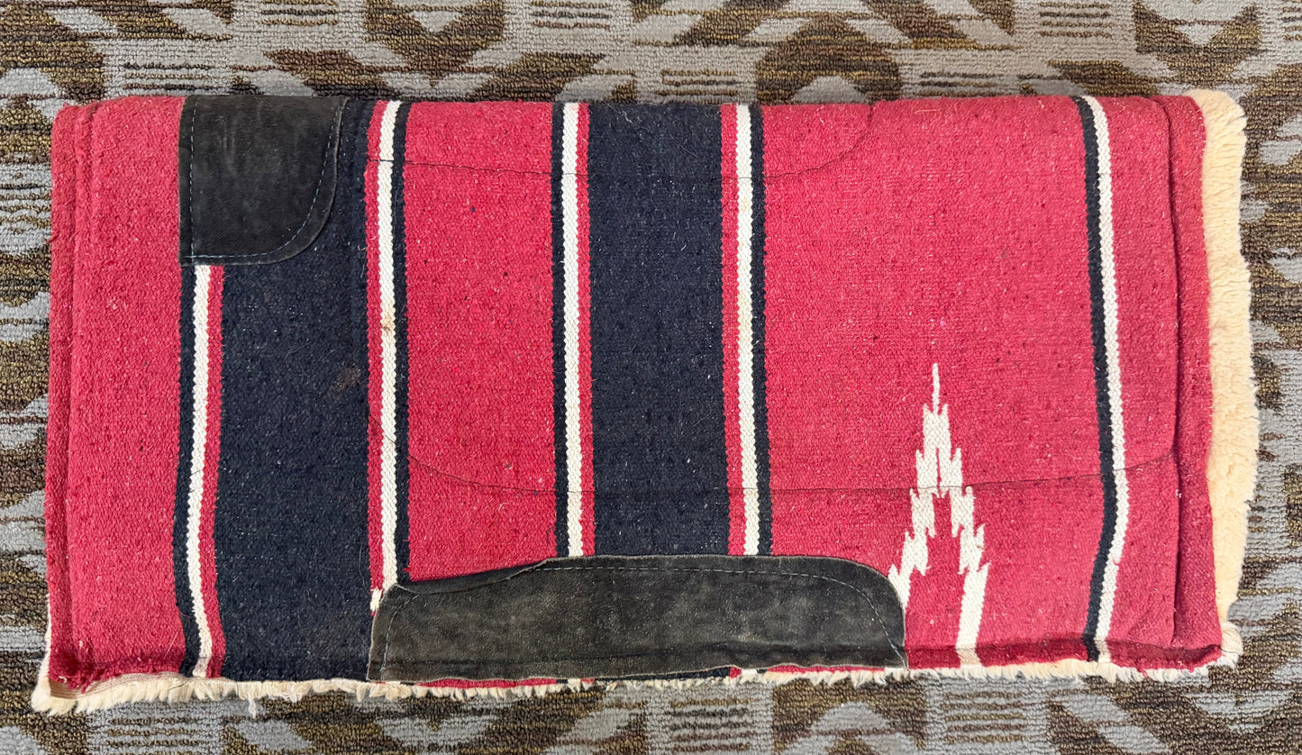 Red Fleece Saddle Pad