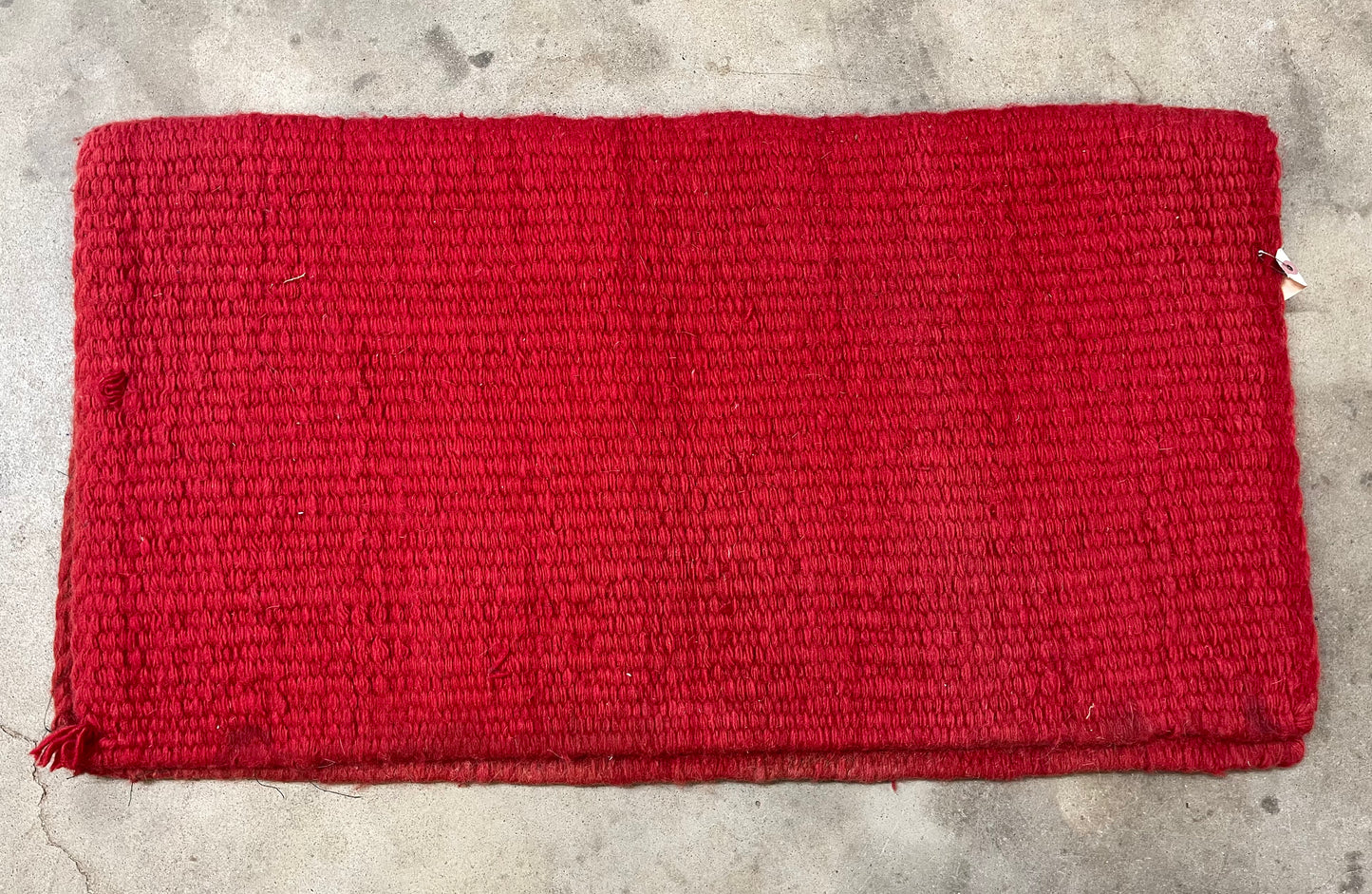 Thick Red Saddle Blanket