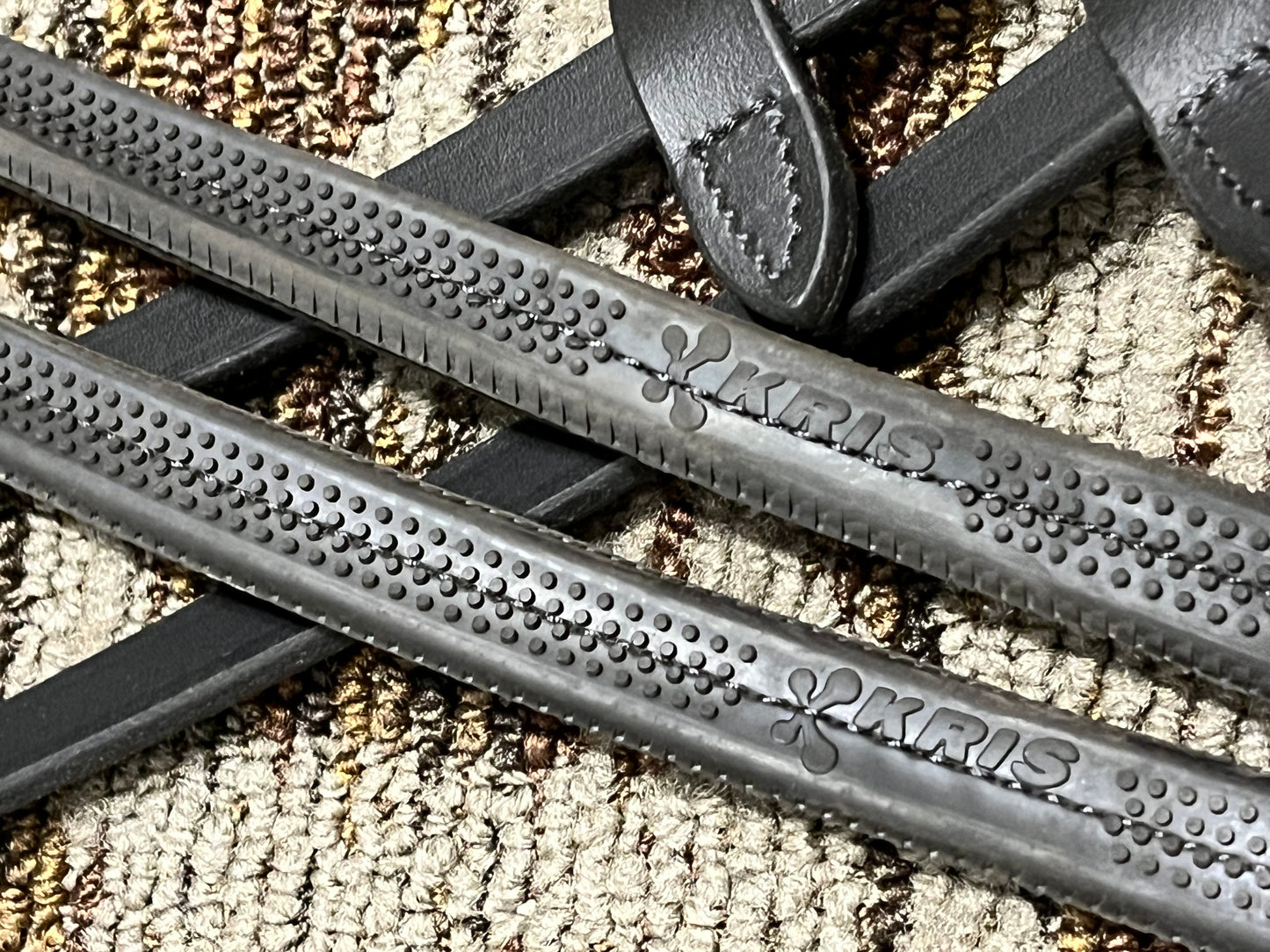 Kris Black Rubber Reins
