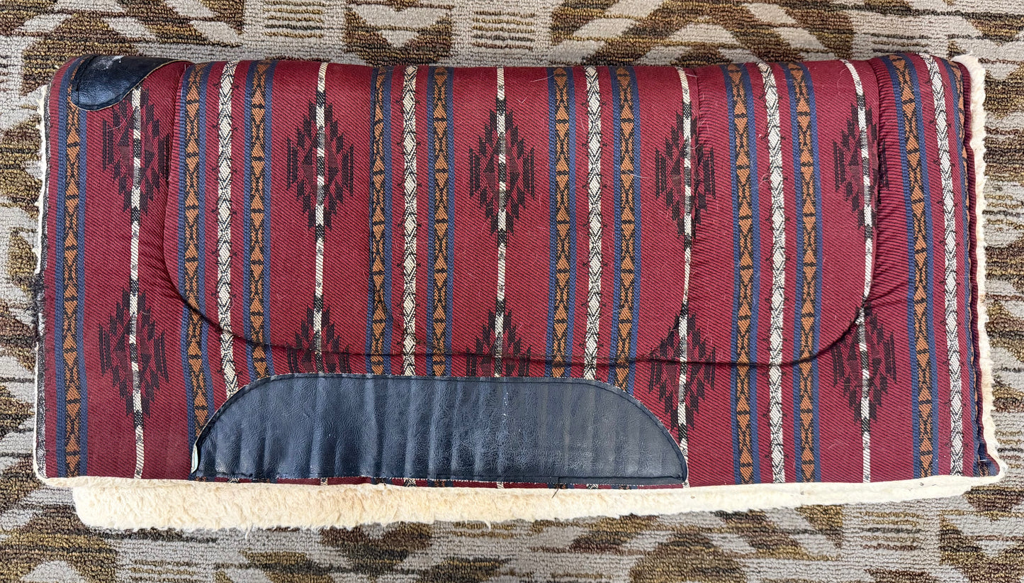 Red Striped Fleece Pad