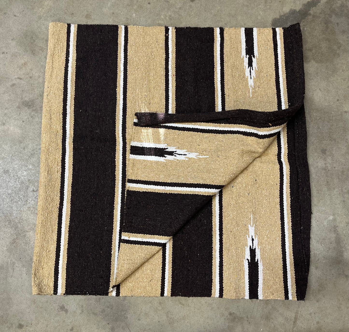 Tan & Brown Saddle Blanket