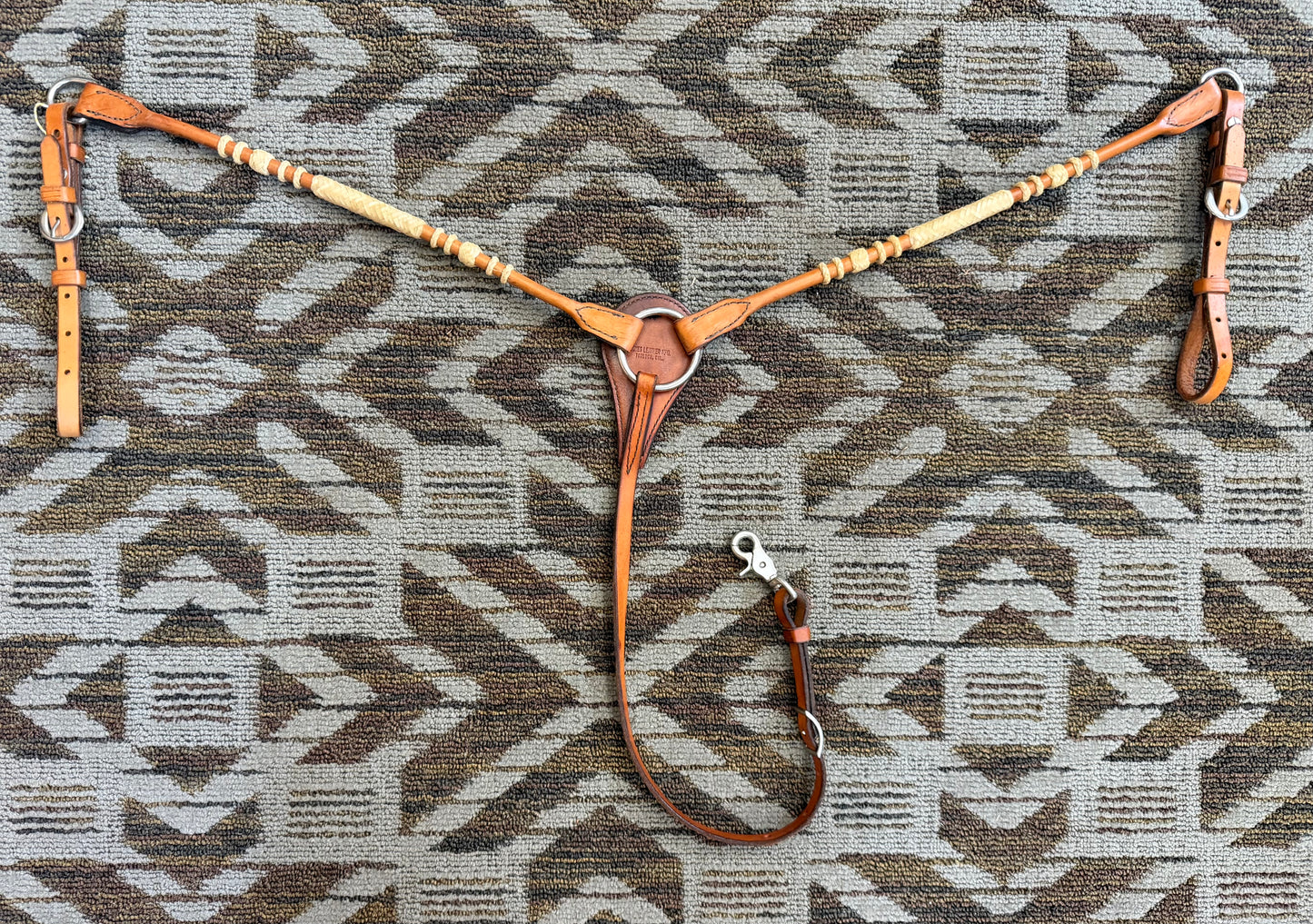 Jones Leather MFG Rolled Breastcollar