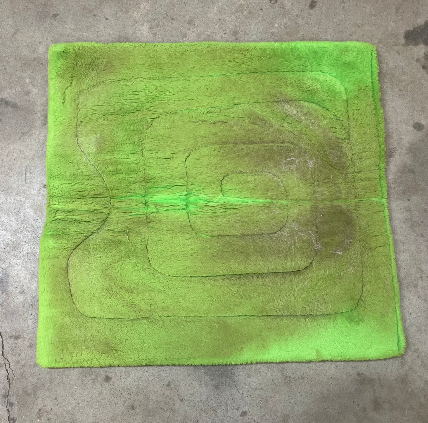 Lime Green Fleece Pad