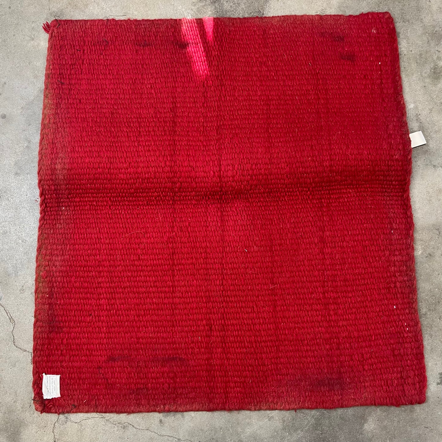 Thick Red Saddle Blanket