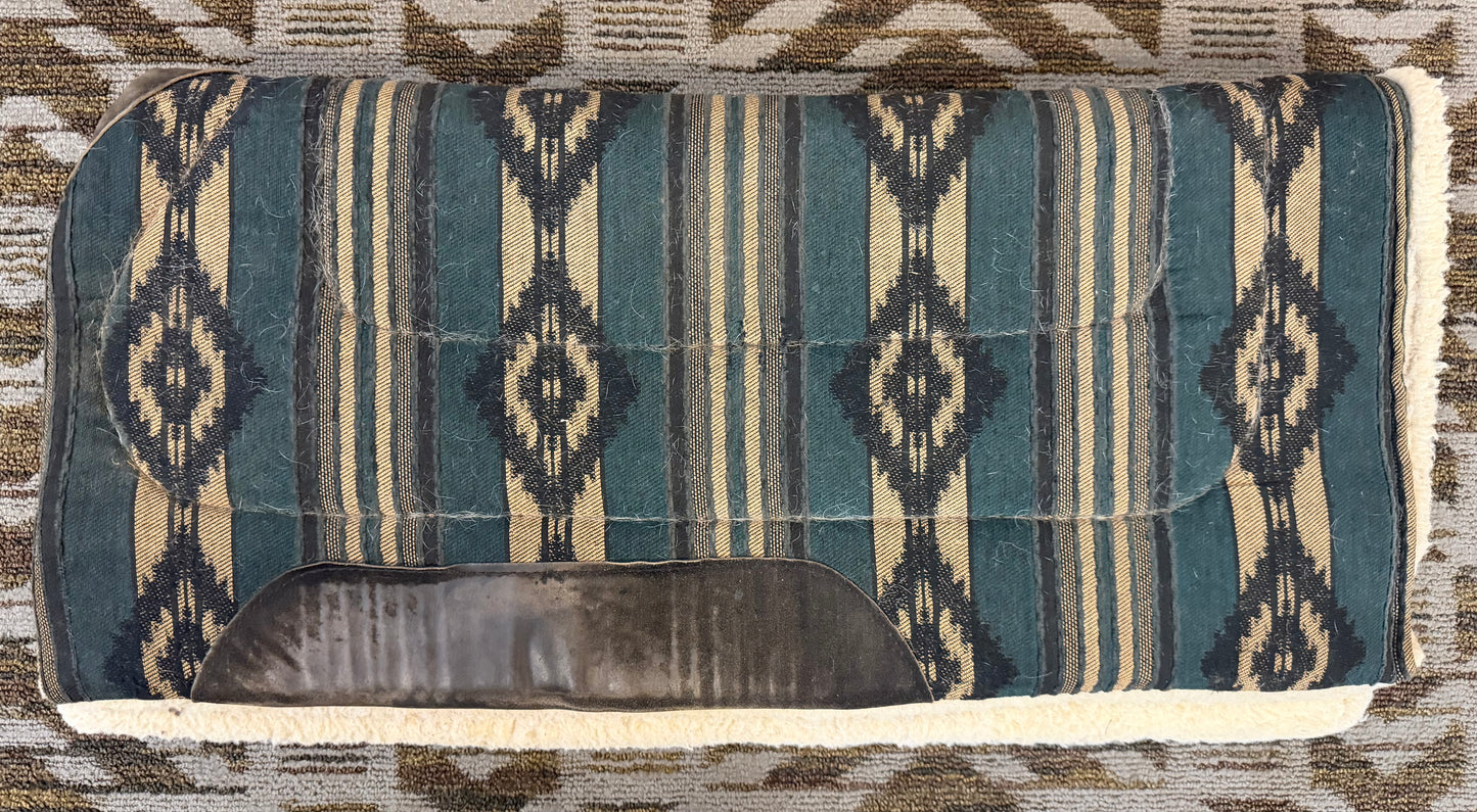 Green Striped Fleece Pad