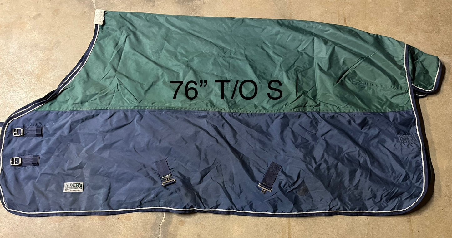 Rider’s 76” T/O Sheet