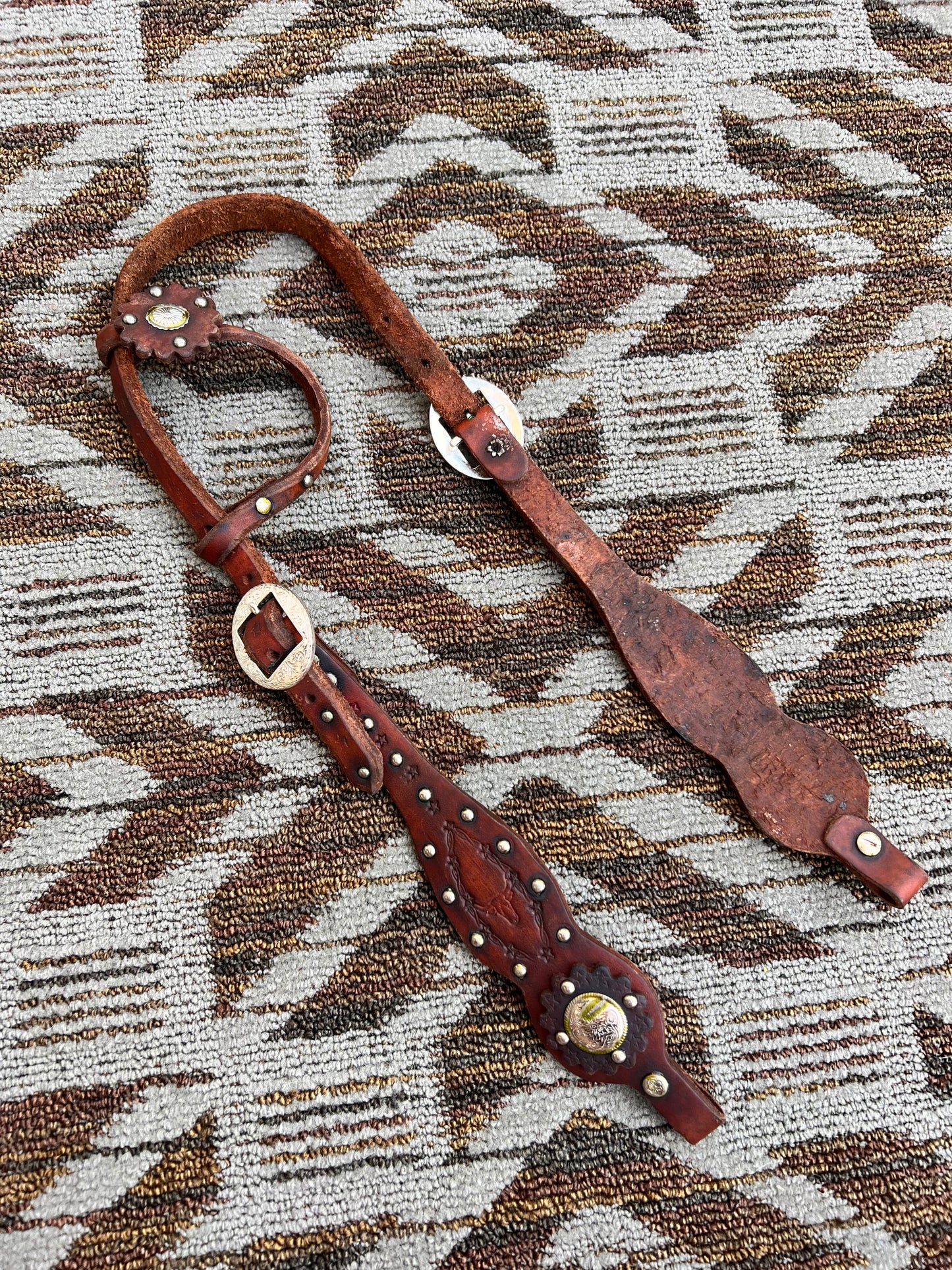 Tooled One Ear Headstall